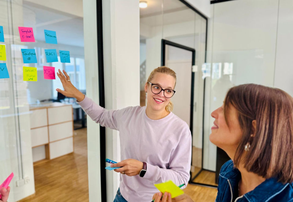 Katharina Lissowski bei der Arbeit