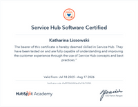 HubSpot Service Hub certification